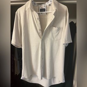 7 Diamonds - Mens 4 way Stretch Button Down Shirt - Large